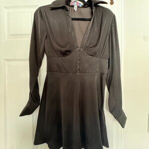 Black Corset Urban Outfitters Dress